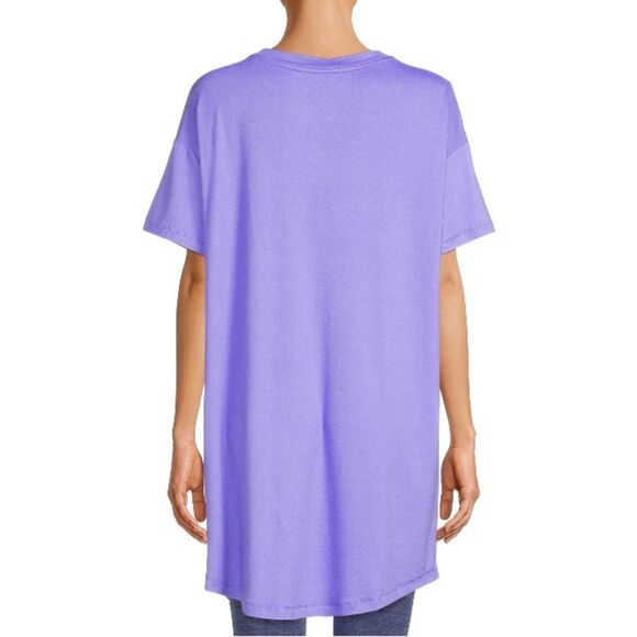 Women’s Ultra Soft Short Sleeve Sleep Lounge Pajama Night Shirts 2-Pack Size S/M - Picture 10 of 11